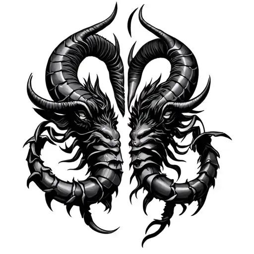Capricorn And Scorpio In Combat Style