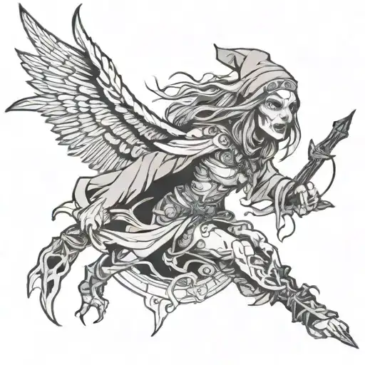 Baba Yaga Witch Gore Inspired