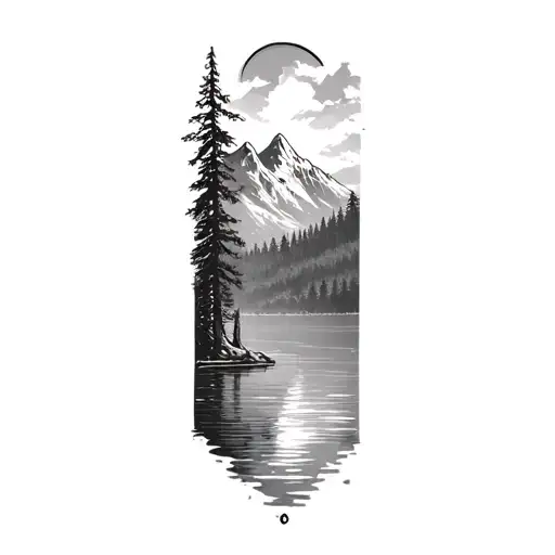 Forest Mountain Lake