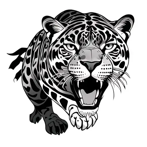 Aztec Jaguar Prowling