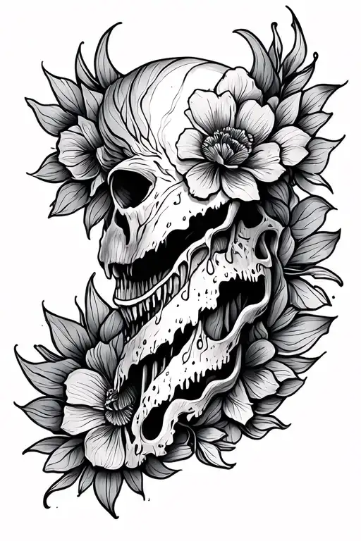 Sternum Tattoo Fine Line