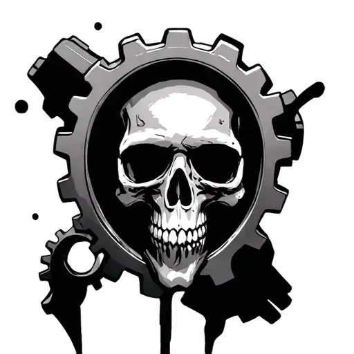 Gears Skull
