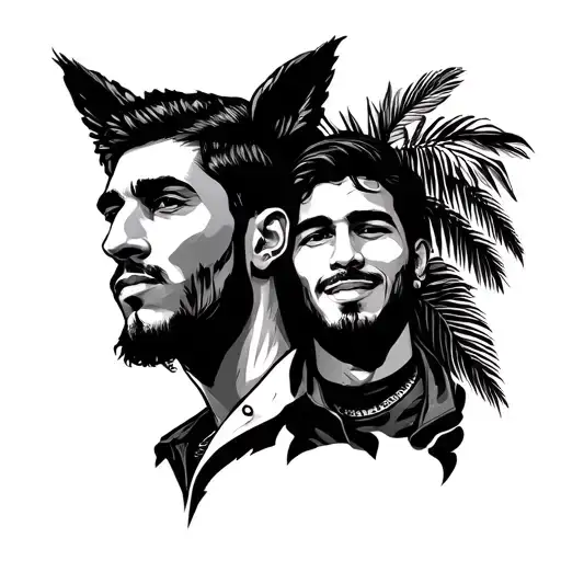 Men's Friends From Reunion Island