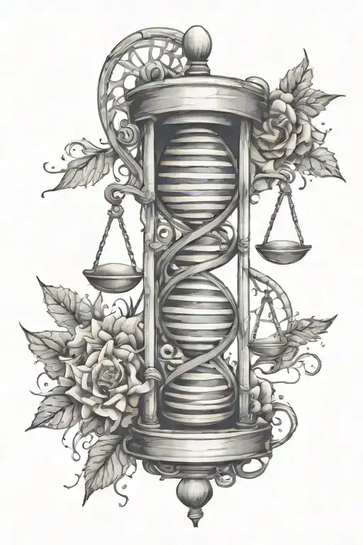 Dna Street That Forms To Hourglass