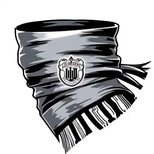 Marseille Football Scarf Wrapped