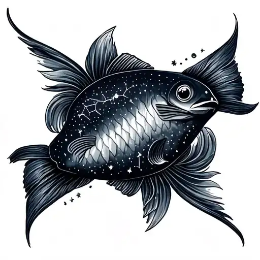 Constellations Gemini And Fish