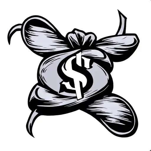 Money Bag And Infinite Symbol