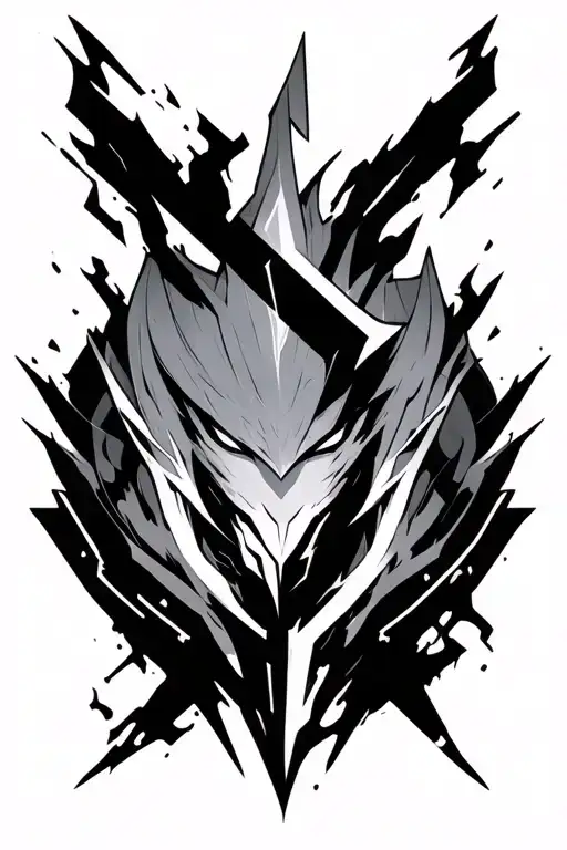 Electro Symbol Genshin Impact Cyber Sigilism