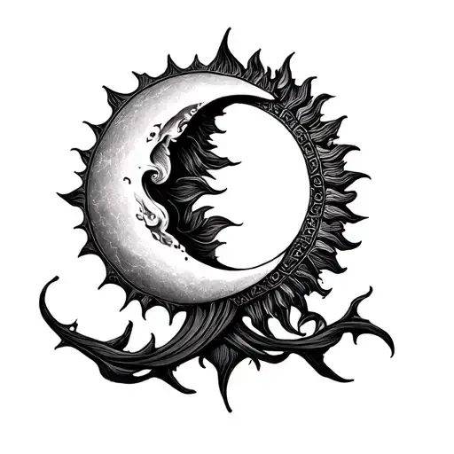 Create A Half Moon Half Sun