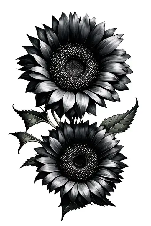 3 Sunflower Heads