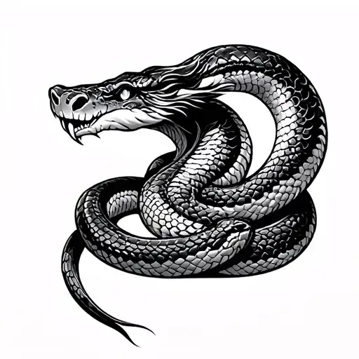 Japan Style Snake Yakuza