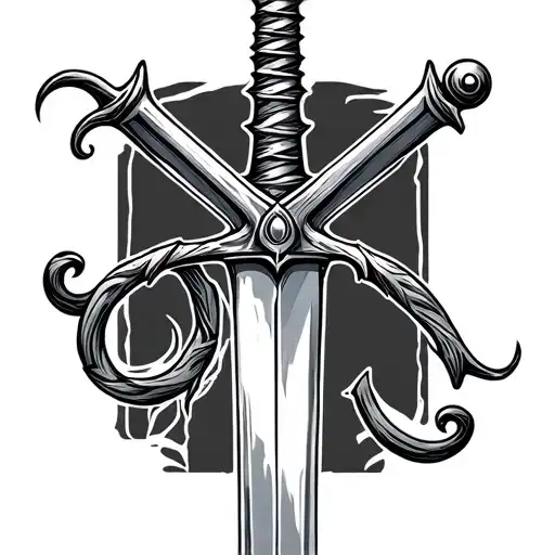 Medieval Sword Piercing Simple