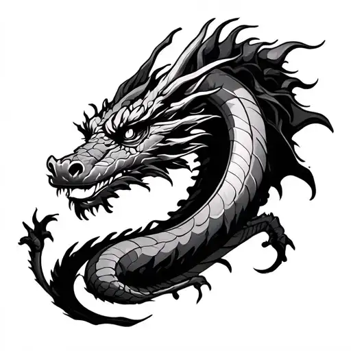 Dragon In A Figure Of Eight