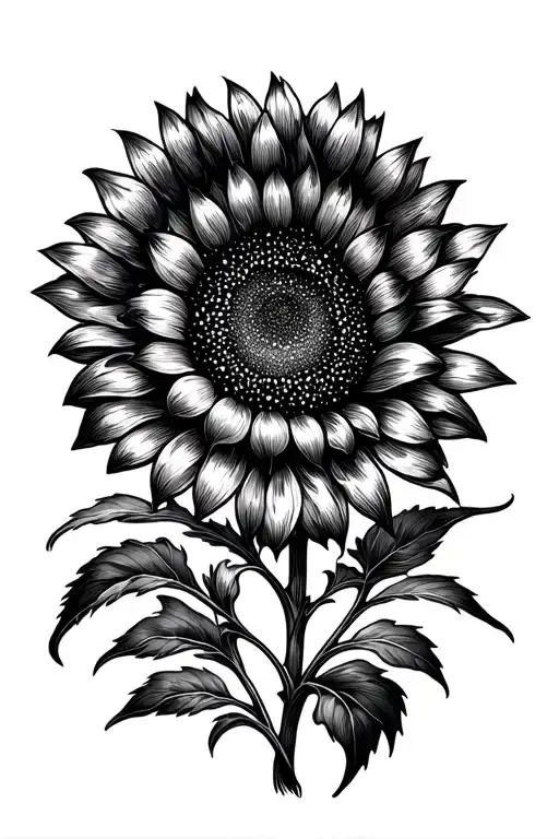 Taurus Star Constellation As Seeds Of Sunflower Head Surrounded