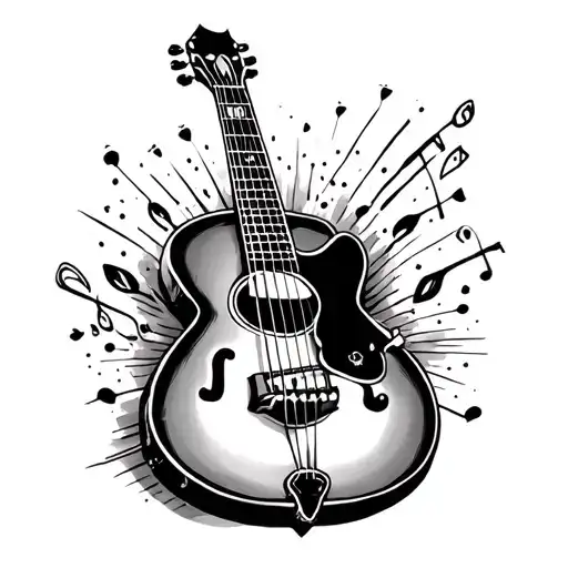 Small Music Tattoo For The Arm Sleeve