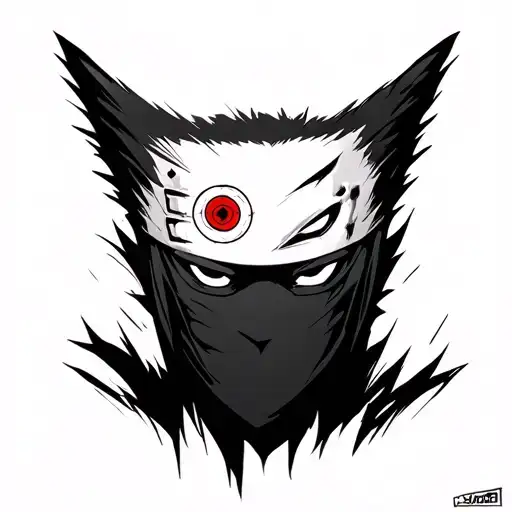 Sharingan Itachi Kakashi Anbu Mask