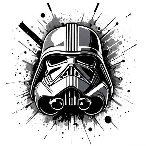 Star Wars Trash Polka Style