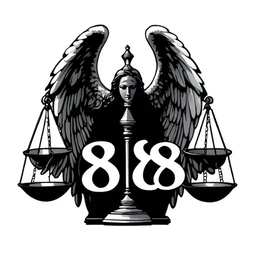 Angel Number 888 And Libra Scale And Balance Scale