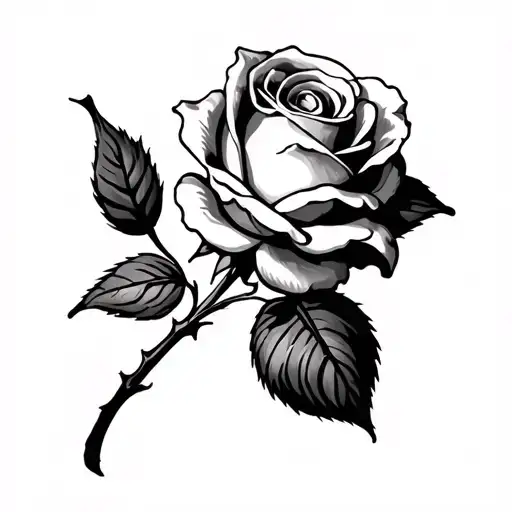 A Rose And The Stem Should Have The Name Bahageh