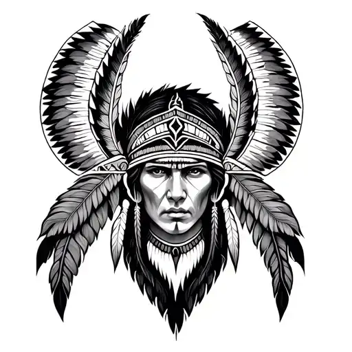 Native Tattoo Design