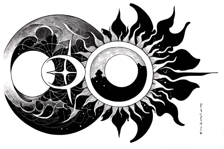 Cybersigil Moon And Sun