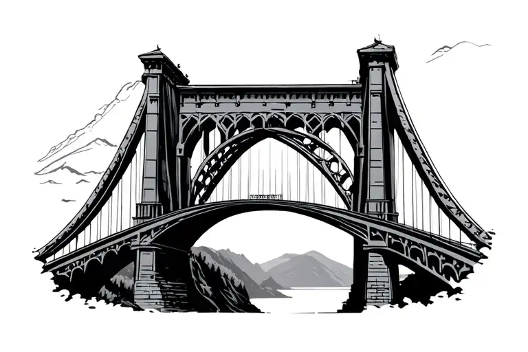 Old Lower Shotover Bridge New Zealand