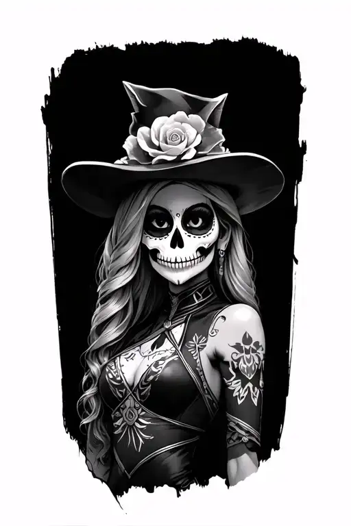 Ashe From Overwatch As La Catrina