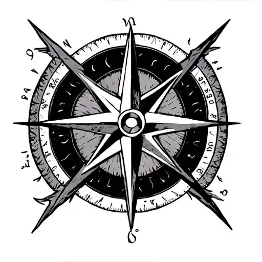 Seven Pointed Compass