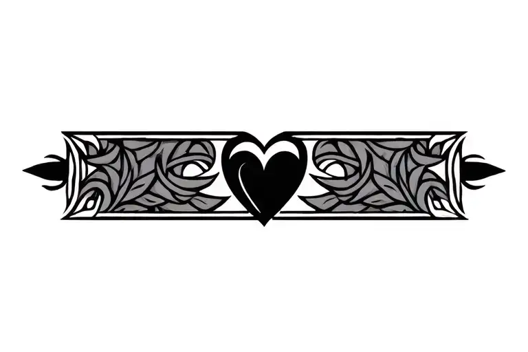 Viking Pattern Heart