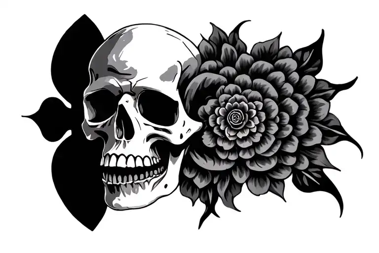 Throat Skull Mandala Design Inspired