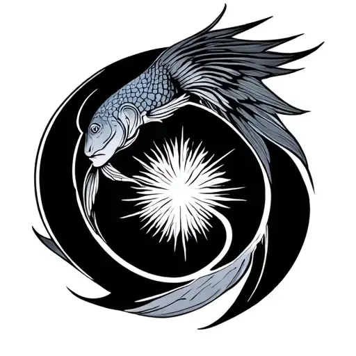 Zodiac Sign Tattoo Pisces And Aires