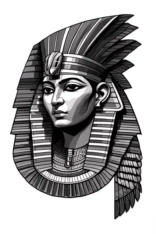 Egyptian Design Featuring Horus