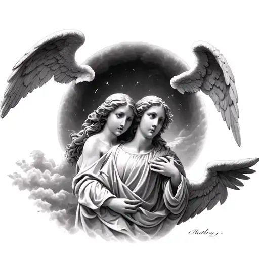 Angels Looking Down From Heaven Opening