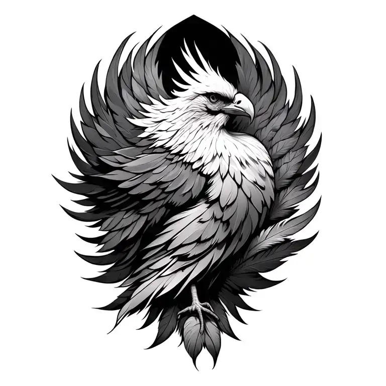 Phoenix And Feathers