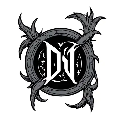 Letters Dnd Inside A Circle