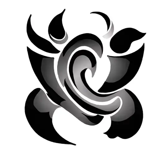 Ganesh Ji Pruthvi Name Symbol Intertwined Representing