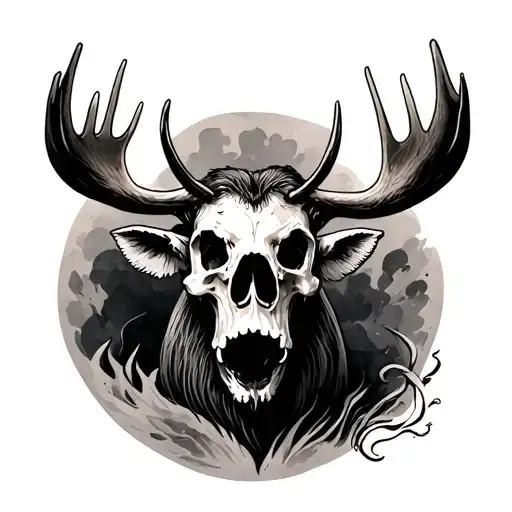 Skull And Moose