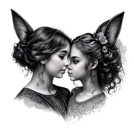 Mum Daughter And Son