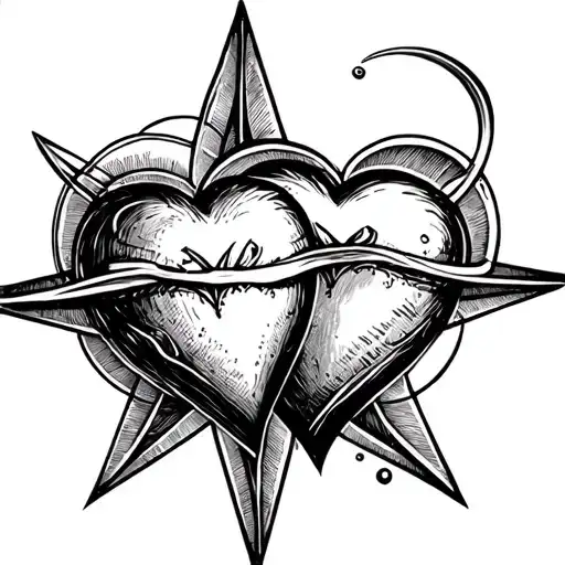 Two Hearts Orbiting A Star