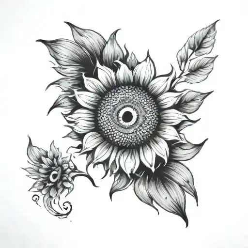 Sunflower Evil Eye