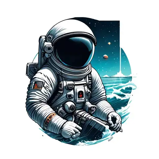 Astronaut Ocean