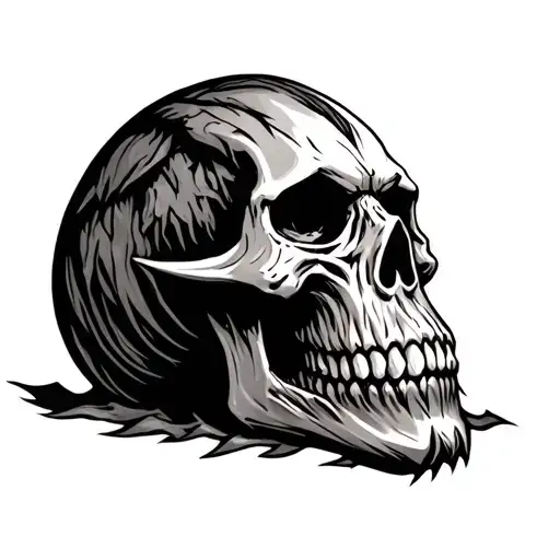 Skyrim Troll Skull