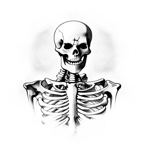 Skeleton Coming Out Of Grave