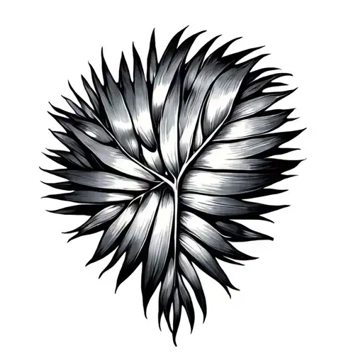 Palm Leaf With Cross