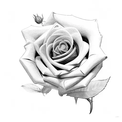 A Black And Grey Rose Intertwined With The Superman Symbol