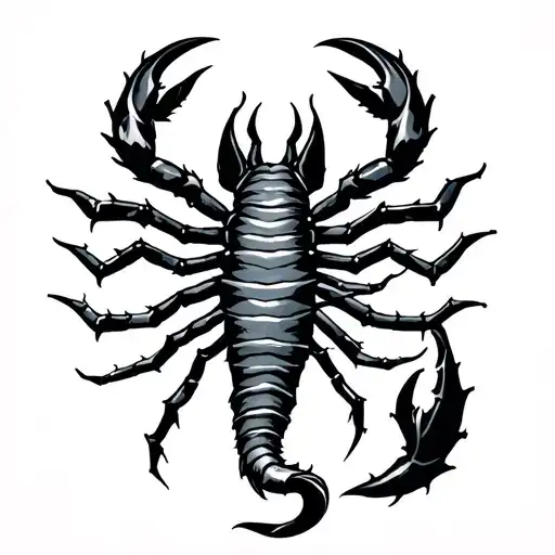 Scorpio Zodiac Symbol And Psycho Word