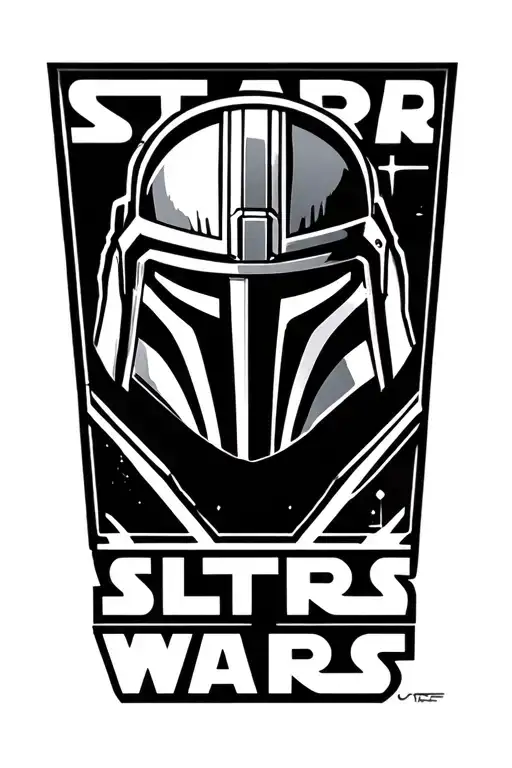 Star Wars Jedi Logo With Empire And Mandalorian Logos