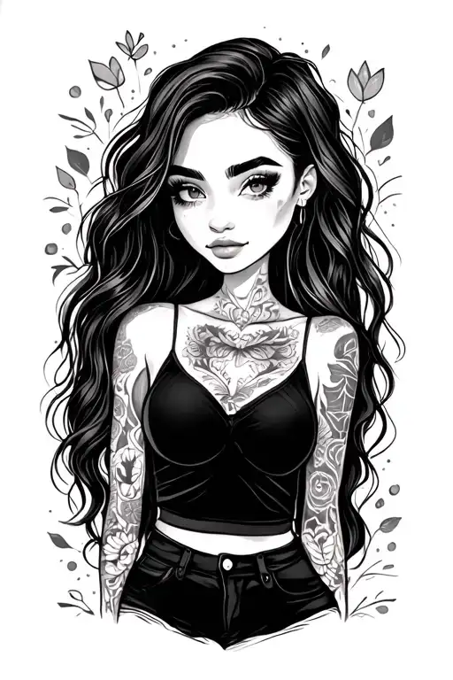 Stick Figure Style Girlfriend In My Corner