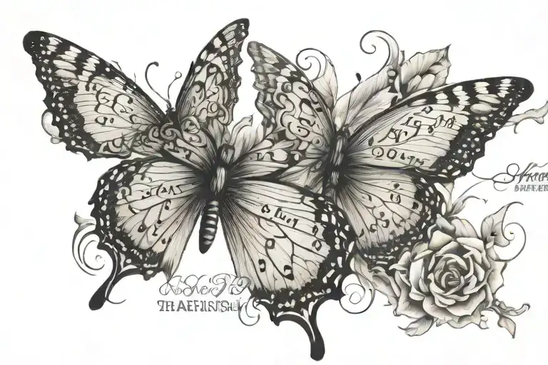 Butterfly And Writing With Pain Comes Strength
