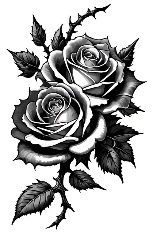 Rose And Thorn Spine